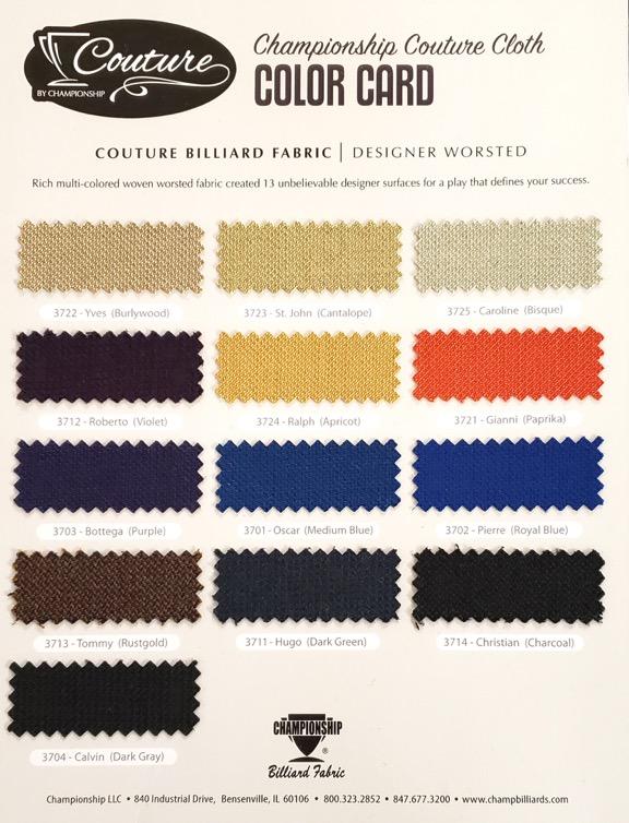 couture color card