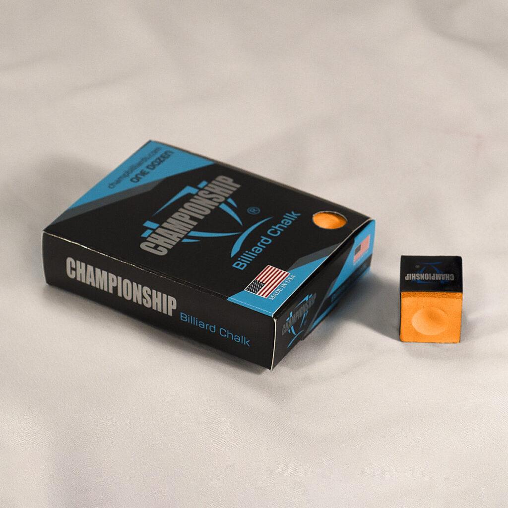 brite orange championship billiards chalk dozen