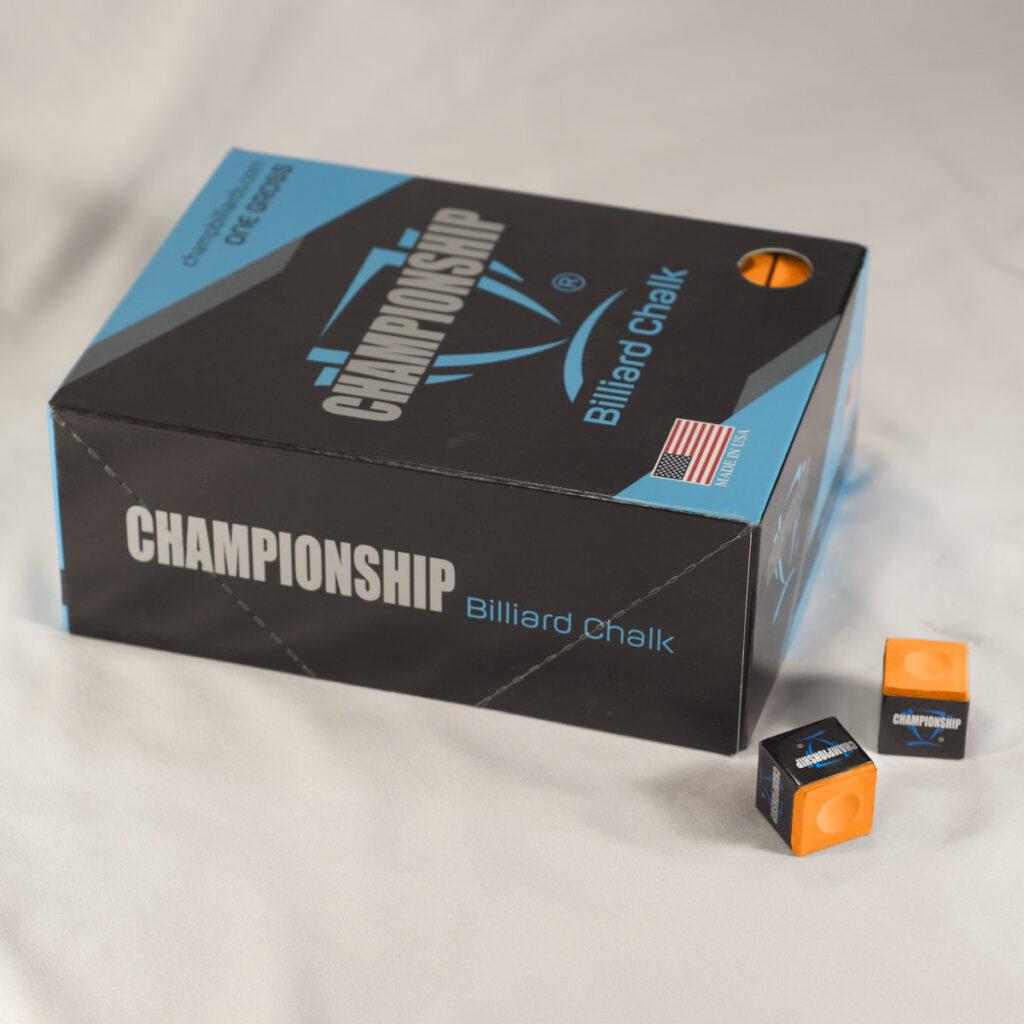 brite orange championship billiards chalk gross