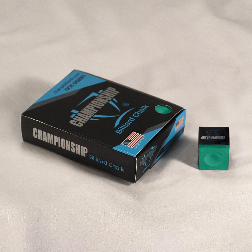 green championship billiards chalk dozen