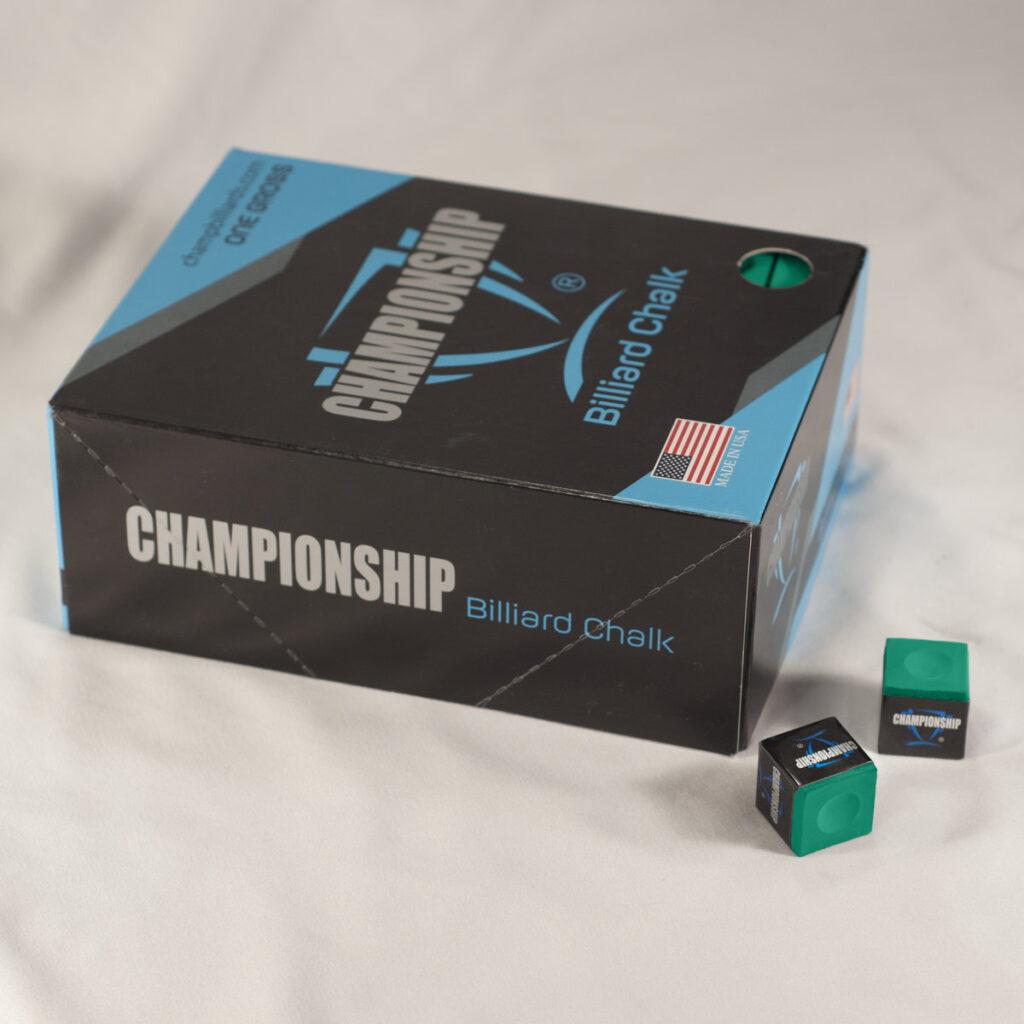 green championship billiards chalk gross