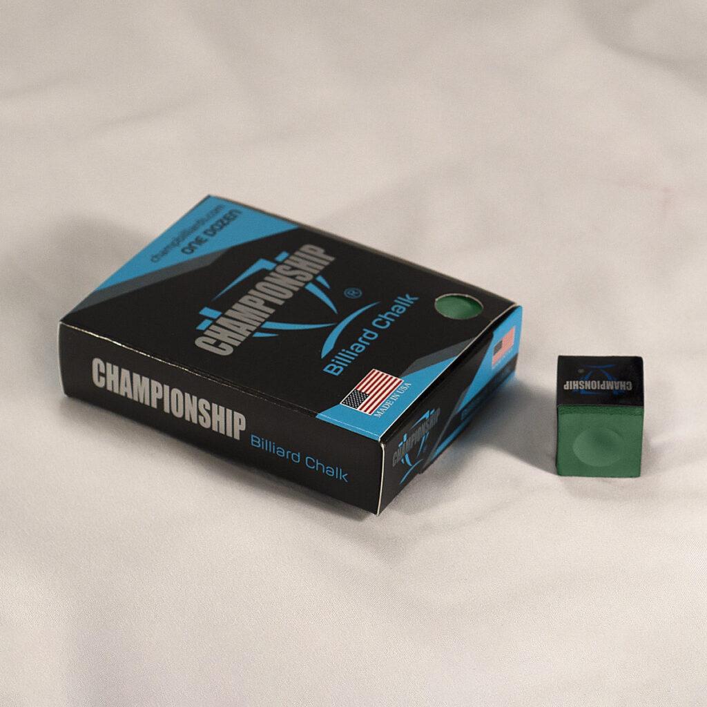 tournament green championship billiards chalk dozen